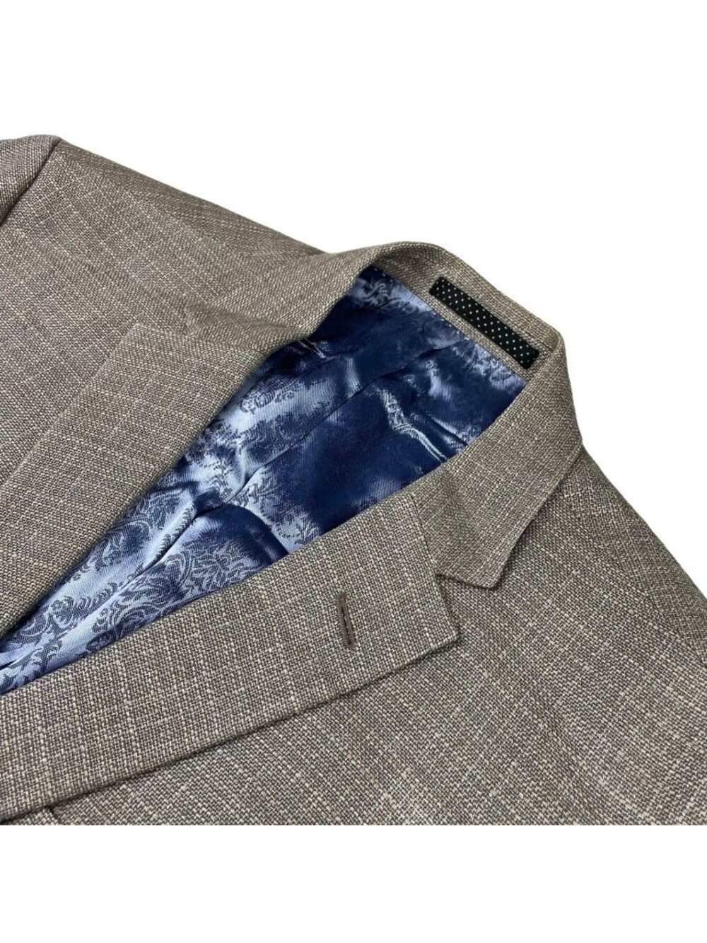 Sand Men's Linen/Wool Woven 2-Button Blazer/Jacket Beige • 40R